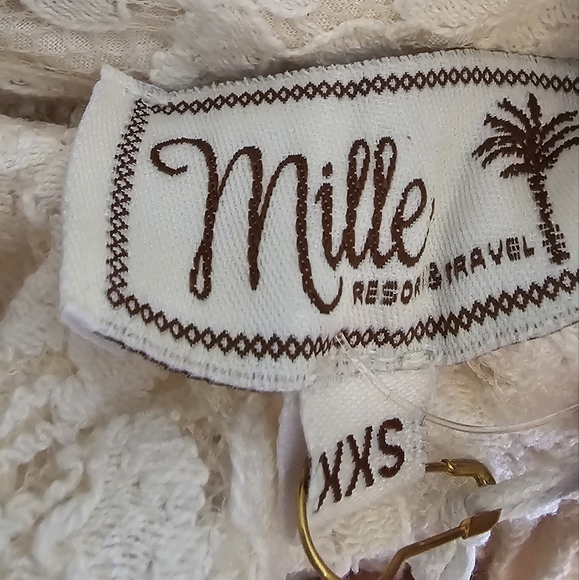 MILLE CHANTAL TRAPEZE BLOUSE IN CREAM SIZE XXS NWT - Picture 7 of 9